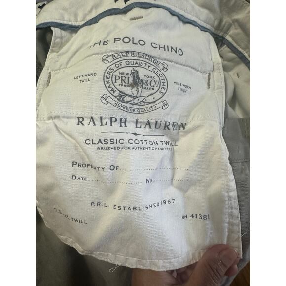 Polo Ralph Lauren Grey Classic Fit Pants Men’s 36x32 - Picture 9 of 12